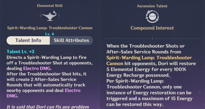 Elemental Skill Used For Energy