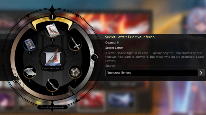 Punitive Inferno Secret Letter