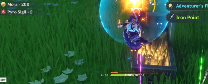 chest pyro sigil