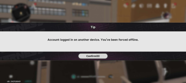 Duplicate Log in