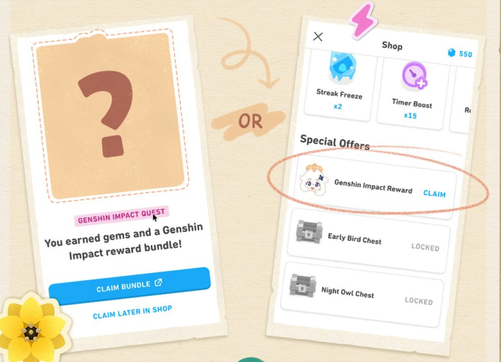 Duolingo Genshin Impact