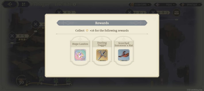 Sword of Convallaria (SoC) - Star Rewards