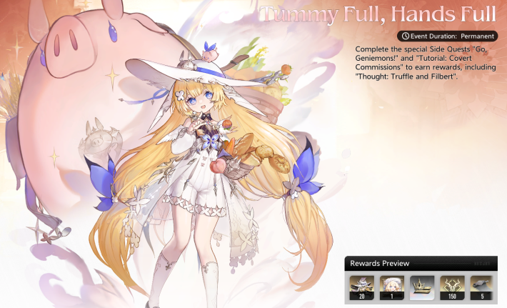 Tummy Full, Hands Full