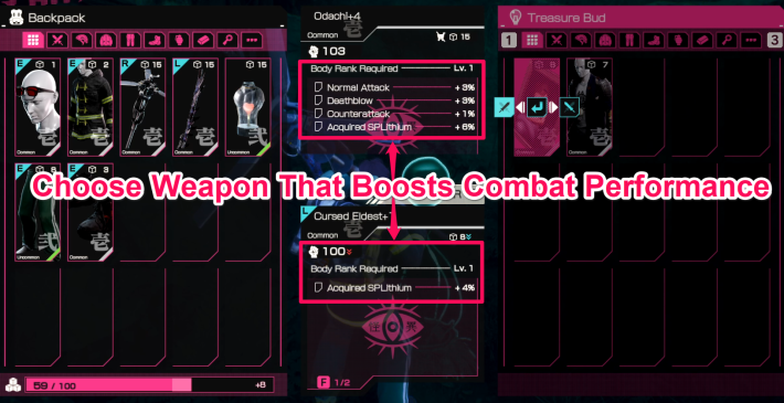 weapon perks example