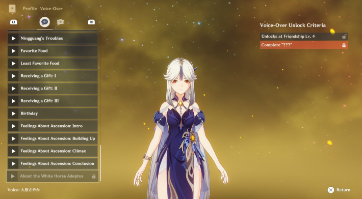 Ningguang Also Has A Voice Line About Them