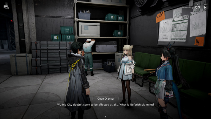 Arknights Endfield Endmin Talking to Perlica