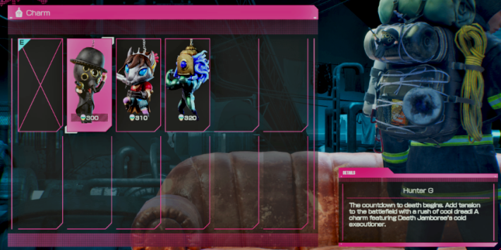 Change the Design or Purchase a Charm in My Space