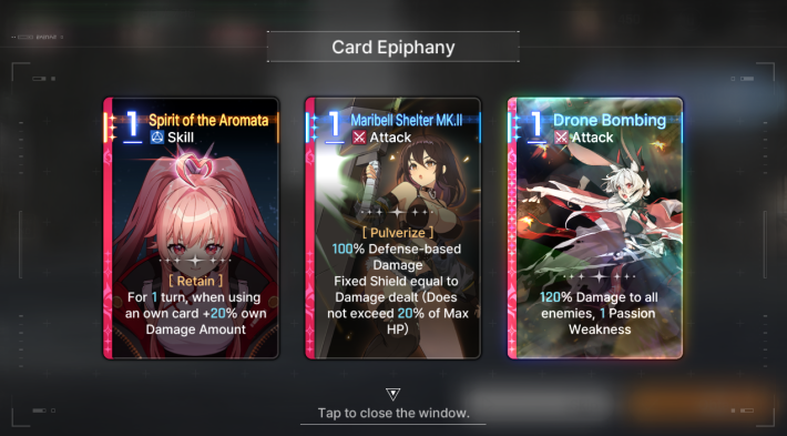  Chaos Zero Nightmare Card Epiphany Chaos