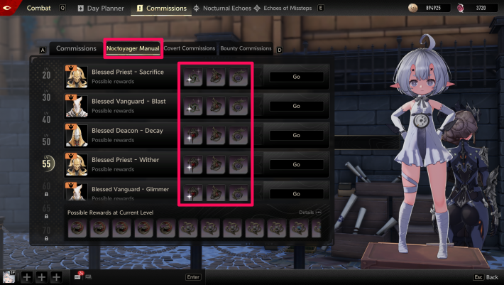 Noctoyager Manual Window