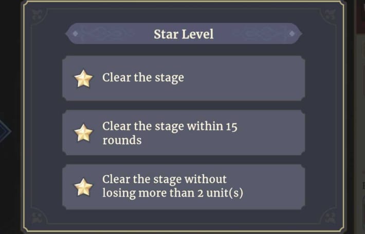 Sword of Convallaria (SoC) - Star Level