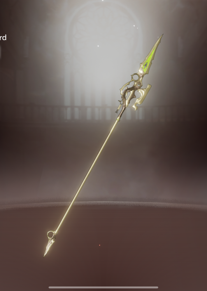 Vernal Jade Halberd