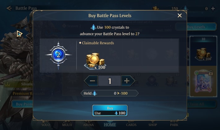 Purchase Levels