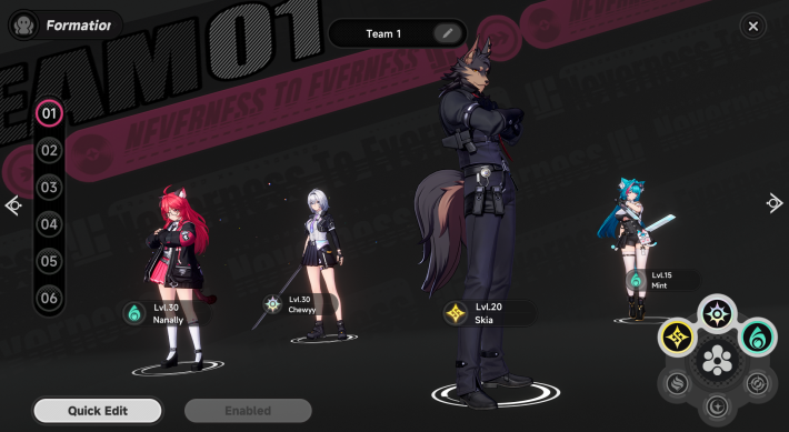 NTE Team Composition