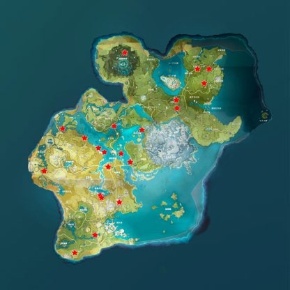 Fish Location Map