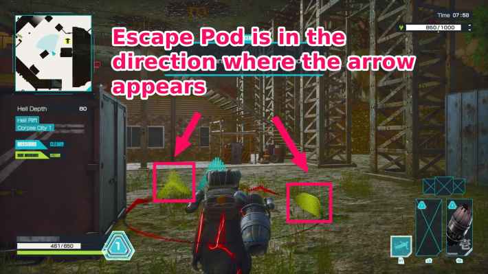 Find the Escape Pod with the SP Radar