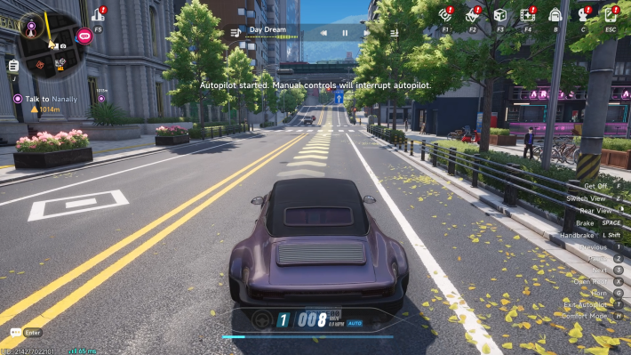 Piloto automático de NTE activado