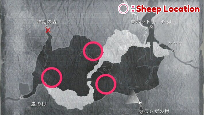 Sheep Map Location