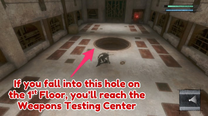1st Floor Hole