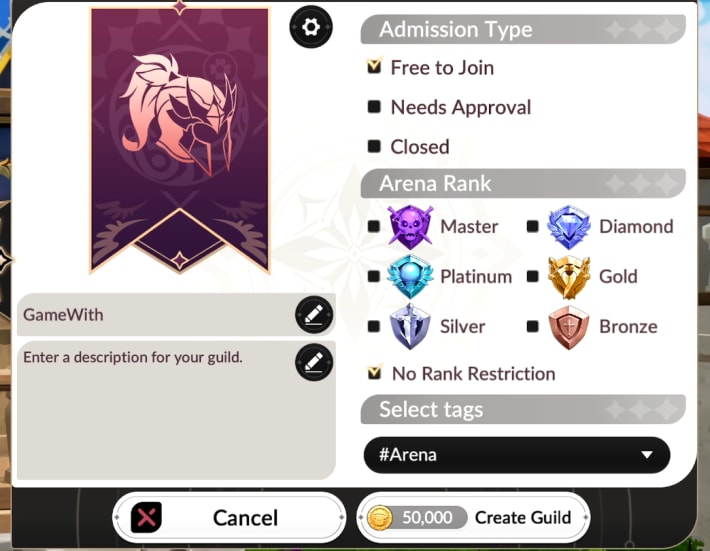 How to Create a Guild