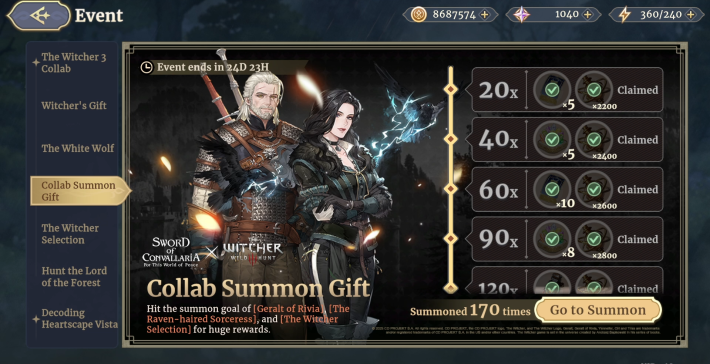 Sword of Convallaria (SoC) - Summon Rebates