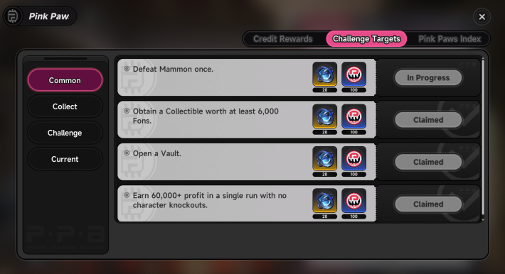Challenge Targets
