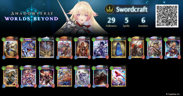 Shadowverse Worlds Beyond Loot Swordcraft Deck