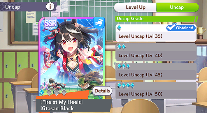 Uncap level up