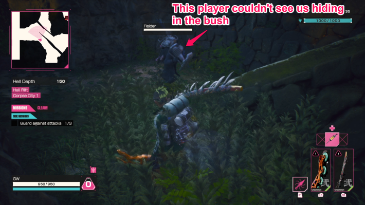 Let It Die: Infero (LID) - Bushes