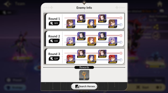 Infinite Tower Enemy Information