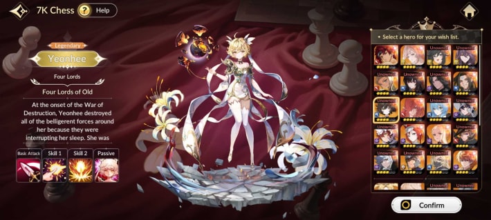 Seven Knights Re:BIRTH (7K Rebirth) - Wishlist