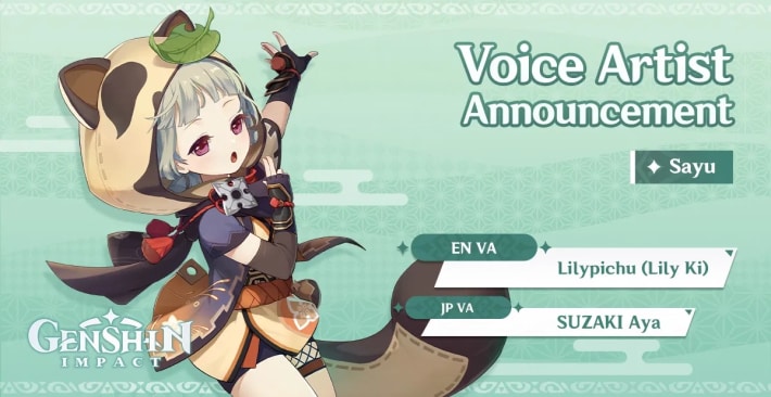 Sayu Voice Actor