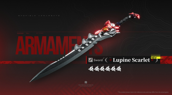 Lupine Scarlet Rossi Weapon