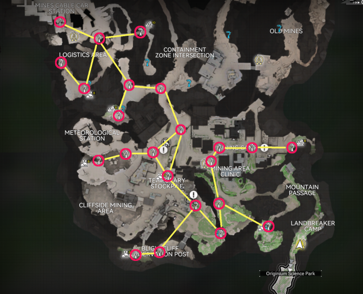 เส้นทางซิปไลน์ที่ดีที่สุดใน Origin Lodespring ของ Arknights: Endfield