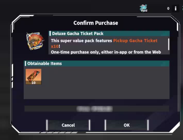 Deluxe Gacha Ticket Pack