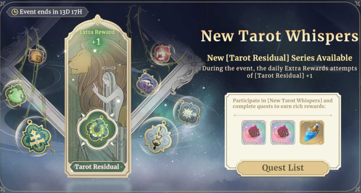 Sword of Convallaria (SoC) - New Tarots Event
