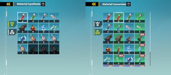 Material Synthesis and Conversion Image