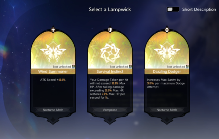 Duet Night Abyss Lampwick Selection