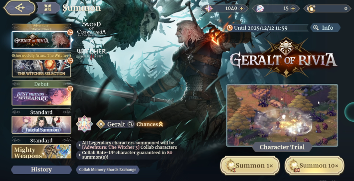 Sword of Convallaria (SoC) - Geralt Banner