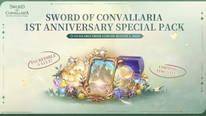 Sword of Convallaria (SoC) - 1st Anniversary Special Pack