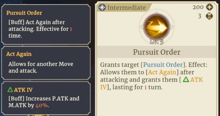 Sword of Convallaria (SoC) - Pursuit Order