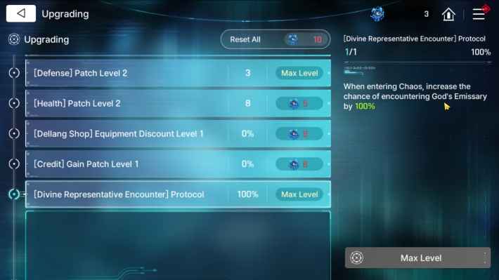 Chaos Zero Nightmare Zero System Upgrades Image