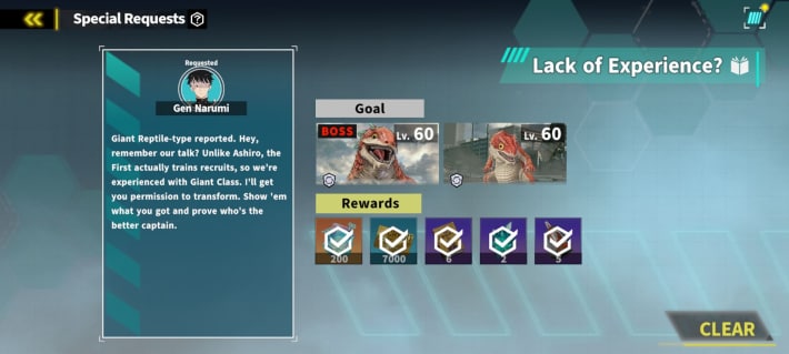 Credits in Special Request
