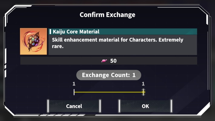 Kaiju No. 8 The Game Kaiju Core Material