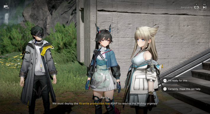 Arknights Endfield Endmin, Chen Qianyu, and Perlica