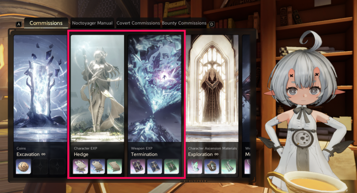 Duet Night Abyss Hedge and Termination Commissions