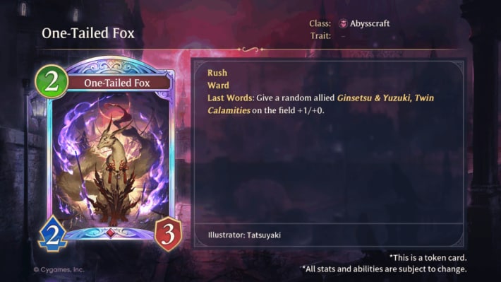 onetailed fox