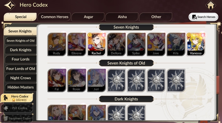 Mercure’s Lab Hero Codex Image