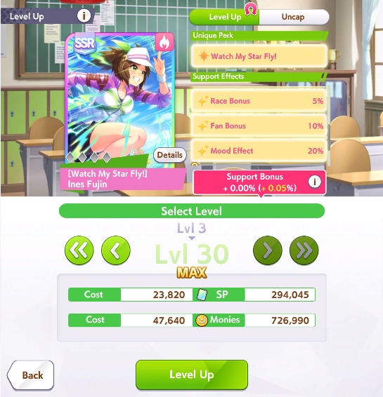 Increase the Performance of Support Effects