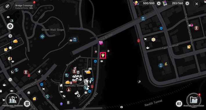 NTE Manga Artist Location Map