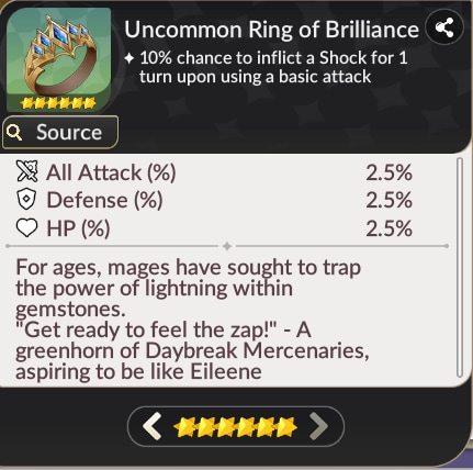 Ring of Brilliance in Seven Knights Re:Birth